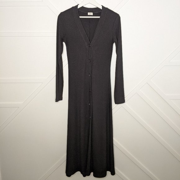 Aritzia Wilfred Adelaide Cardigan Button Down Dress Sz/ S - Picture 4 of 11